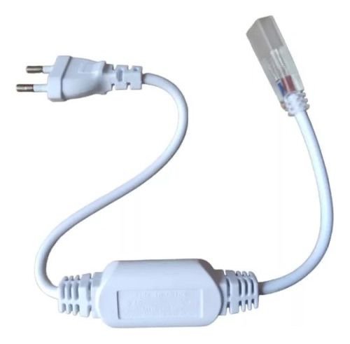 Adaptador Para Cinta Led 220v Neón De 1 Color 2 Pin 6mm