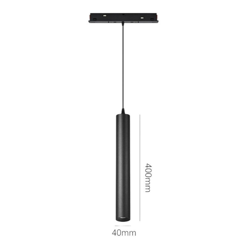 LÁMPARA MAGENTICA TUBO COLGANTE LED 7W 4.000ºK 1 METRO